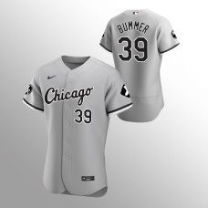Chicago White Sox #39 Aaron Bummer Authentic Alternate Gray Jersey
