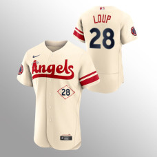 Cream Angels Aaron Loup 2022 City Connect Jersey Authentic