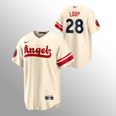 Angels Aaron Loup Cream Replica Jersey 2022 City Connect