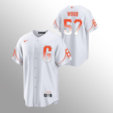 Alex Wood White Giants Jersey 2022 City Connect Replica