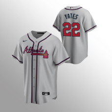 Braves Jersey Kyle Wright Gray Replica Road