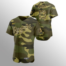 Tim Anderson Chicago White Sox Authentic Armed Forces Day Camo Jersey