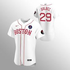 Boston Red Sox #29 Bobby Dalbec Boston Strong Alternate Authentic White Jersey