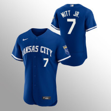 Bobby Witt Jr. Authentic Kansas City Royals Alternate Royal Jersey