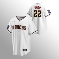 Arizona Diamondbacks Jersey Caleb Smith White #22 Replica Home