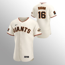 Carlos Rodon Cream Authentic Giants Jersey Home
