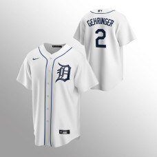 Detroit Tigers Charlie Gehringer White #2 Replica Home Jersey