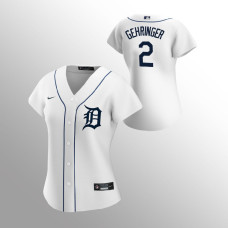 Tigers #2 Women's Charlie Gehringer Home Replica White Jersey