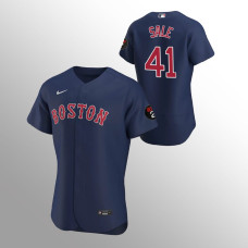 Boston Red Sox Authentic Jersey #41 Chris Sale Alternate Navy