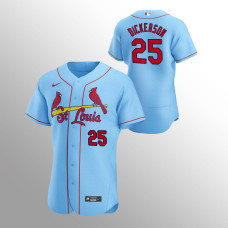 Light Blue Authentic Cardinals Corey Dickerson Jersey Alternate