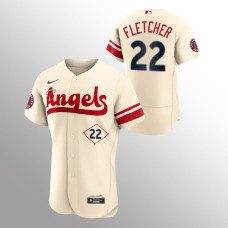 Cream Angels David Fletcher 2022 City Connect Jersey Authentic