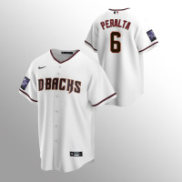 Arizona Diamondbacks Jersey David Peralta White #6 Replica Home