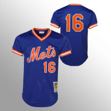 Mets Dwight Gooden Jersey Royal Cooperstown Collection Mesh Batting Practice