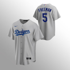 Los Angeles Dodgers Replica Jersey #5 Freddie Freeman Alternate Gray