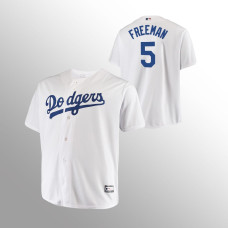 Los Angeles Dodgers Freddie Freeman White #5 Big & Tall Replica Jersey