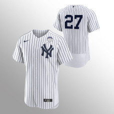 Authentic White Yankees Giancarlo Stanton Jersey Home