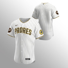 San Diego Padres # Motorola Patch Home Authentic White Jersey