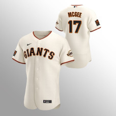 Jake McGee Cream Authentic Giants Jersey Home