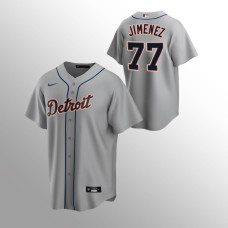 Detroit Tigers #77 Joe Jimenez Road Replica Gray Jersey