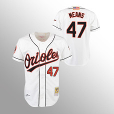 John Means Orioles #47 Authentic Jersey Home White