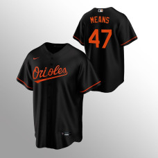 John Means Orioles #47 Replica Jersey Alternate Black