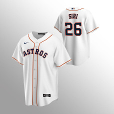 Houston Astros Jose Siri White #26 Replica Home Jersey