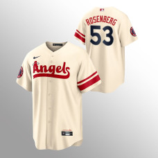Angels Kenny Rosenberg Cream Replica Jersey 2022 City Connect