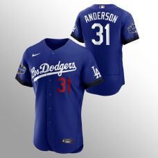 2022 All-Star Game Tyler Anderson Los Angeles Dodgers Authentic Navy Jersey