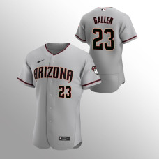 Arizona Diamondbacks Zac Gallen Gray Authentic Road Jersey