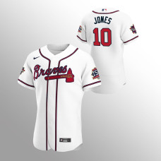 Chipper Jones Atlanta Braves White 2021 MLB All-Star Game Authentic Home Jersey