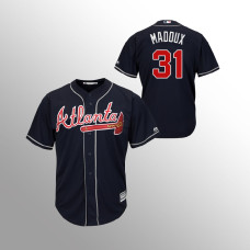 Men's Atlanta Braves Navy Official Alternate #31 Greg Maddux 2019 Cool Base Jersey