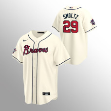 John Smoltz Atlanta Braves Cream 2021 MLB All-Star Game Replica Alternate Jersey