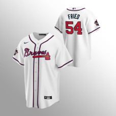 Max Fried Atlanta Braves White 2021 MLB All-Star Game Replica Home Jersey