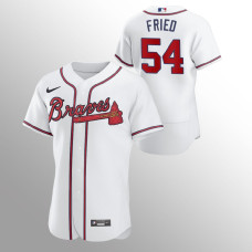 Max Fried Atlanta Braves White Authentic Home Jersey