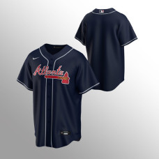 Men's Atlanta Braves Replica Navy Alternate Jersey