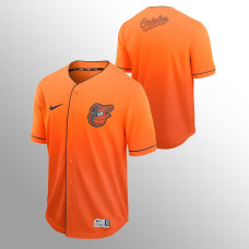 Men's Baltimore Orioles Orange Fade Jersey