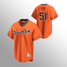 Paul Fry Baltimore Orioles Orange Cooperstown Collection Alternate Jersey