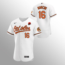 Baltimore Orioles Trey Mancini White 2021 Memorial Day Authentic Jersey
