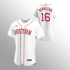 Men's Boston Red Sox Andrew Benintendi Authentic White 2020 Alternate Jersey