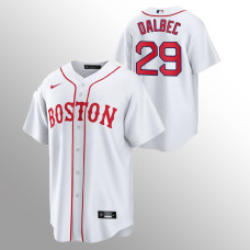 Boston Red Sox Bobby Dalbec White 2021 Replica Patriots' Day Jersey