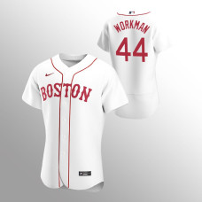 Men's Boston Red Sox Brandon Workman Authentic White 2020 Alternate Jersey