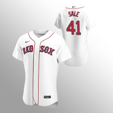 Men's Boston Red Sox Chris Sale Authentic White 2020 Home Jersey