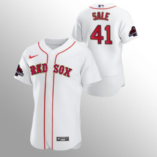 Boston Red Sox Chris Sale White 2018 World Series Champions Jersey