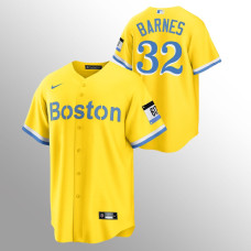 Boston Red Sox Matt Barnes Gold 2021 City Connect Replica Jersey