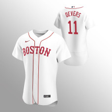 Men's Boston Red Sox Rafael Devers Authentic White 2020 Alternate Jersey