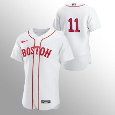 Boston Red Sox Rafael Devers White 2021 Patriots' Day Authentic Jersey
