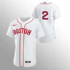 Boston Red Sox Xander Bogaerts White 2021 Patriots' Day Authentic Jersey