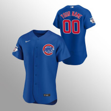 Men's Chicago Cubs Custom Authentic Royal 2020 Alternate Jersey