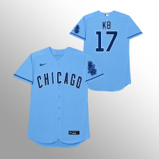 Chicago Cubs Kris Bryant Blue 2021 Players' Weekend Nickname Jersey