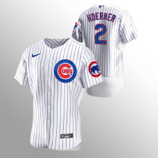 Chicago Cubs Nico Hoerner White Authentic Home Jersey